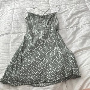 Abercrombie Cowlneck Slip Mini Dress